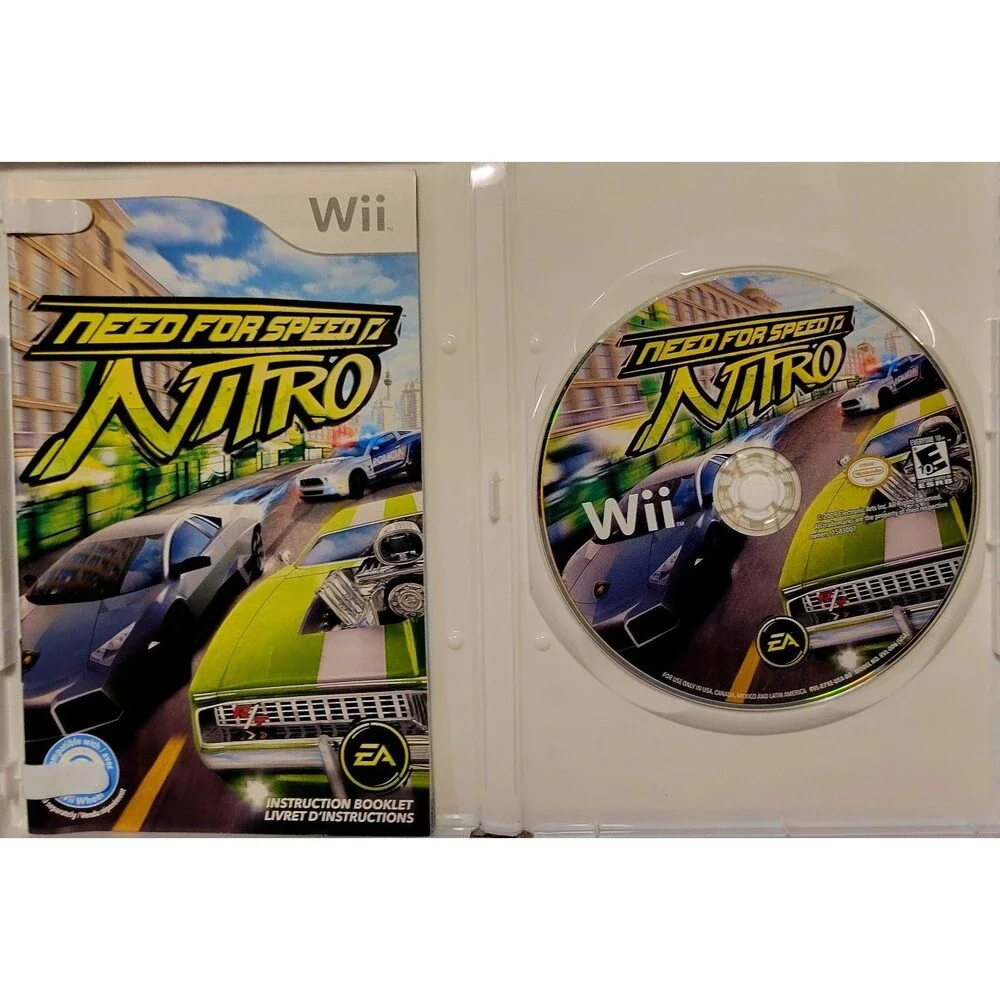 Need for Speed Nitro (Nintendo Wii) Complete/ Manual/ Tested/Fast Next Day Shipp